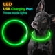 thumbnail image 4 of Collar de perro LED, luz de collar de perro con flash recargable por USB, collar de seguridad para mascotas hace que sus queridos perros sean vistos por la noche para pequeños y medianos, 4 of 5
