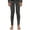 Black Striped, variant on Fleece-Lined Bottoms Kids Base Layer Thermal Pants for Girls, Lavender XL
