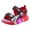 Red, variant on Toddler Boys Light Up Sandals Lightweight Non Slip Strap Water Shoes for Outdoor Blue 7