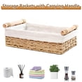 thumbnail image 5 of Tripumer 2Pack Handled Wicker Storage Basket (Beige),Stackable Woven Organizer for Bathroom, Living Room, Office, Kitchen, 5 of 10
