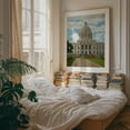 thumbnail image 3 of Minnesota State Capitol, Saint Paul - Saint Paul Minnesota Photography Architecture City Travel Poster Oak Framed Wall Art Print 9 x 12 inches, 3 of 12