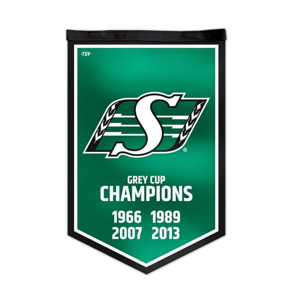 The Sports Vault Saskatchewan Roughriders Banniere Victoire 12 pouces x 18 pouces