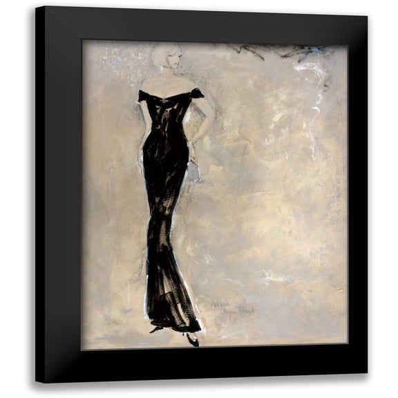 Stajan-Ferkul, Andrea 12x14 Black Modern Framed Museum Art Print Titled - Colors of Night I