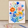 thumbnail image 2 of JYLMOOD 6pcs Paint by Numbers for Adults Kits, DIY Easy Painting by Numbers for Gift Home Wall Decoration 20x30cm without Frame) - Easy Flower, 2 of 10