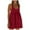 D120/Red, variant on Afdoent Womens Dresses Athletic Mini Dress Neck Casual Summer Sleeveless Romper Dresses Tennis Workout Outfits Boho Beach Dress