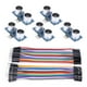 thumbnail image 2 of Módulo de medición de distancia ultrasónica de 5 piezas para Raspberry Pi, cable de puente macho a hembra, 2 of 14
