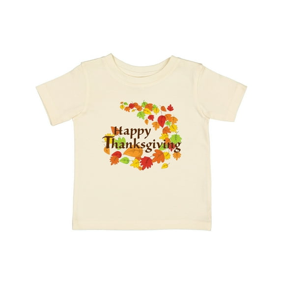 Inktastic Happy Thanksgiving Boys or Girls Baby T-Shirt