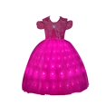 thumbnail image 2 of EnJoCho Girls Light Up Pink Princess Puffy Tulle Dress for Toddler Kids Teens, Halloween Birthday Par𝗍y Dress, Sparkly Cute, 2 of 4