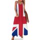 thumbnail image 1 of Vestido sin mangas con la bandera de la Unión Jack del Reino Unido, vestidos cortos sexis, vestido de verano atrevido para mujer de moda, 1 of 7