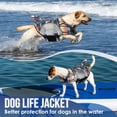thumbnail image 3 of AUTOWT Dog Life Jacket, Shark-Shaped Pet Life Vest Preserver High Buoyancy and Tear-Resistant Handle, 3 of 8