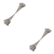 thumbnail image 1 of Eigraketly 20 piezas hilo de pescar antimordedura alambre de acero con núcleo giratorio alambre de conexión de pesca 20cm plata 20 centímetros 2piezas, 1 of 6