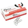 Office Impressions Paper Clips, Jumbo, 1000/Pack -OFF82122PK