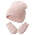 thumbnail image 3 of Toddler Winter Hat for Boys Girls Soft Knit Baby Cap with Gloves Warm Kids for Cold Weather, 3 of 8
