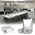 thumbnail image 7 of Paper Towel Dispenser Wall Mount Commercial C Fold Multifold Hand Paper Towel Dispenser Stainless Steel Tissue Holder for Hotel Bathroom Kitchen Restaurant, 7 of 7