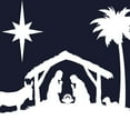 thumbnail image 3 of CafePress - Nativity Scene Sweatshirt - Classic Crew Neck Sweatshirt, 3 of 4