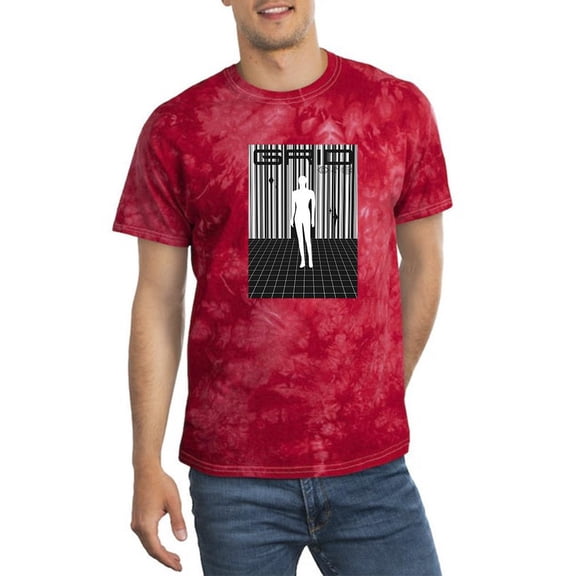 Abstract Man Techno Style Tie Dye Crystal Men -Image by Shutterstock, Male XX-Large