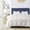 White, variant on DOMDEC Ultra Soft Warm Heavy Weights Down Comforter Duvet Insert, Grey, Twin Size