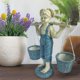 thumbnail image 4 of Flores para felicitaciones, estatua de jardín de niña, 2 estatuas de jardín en piedra de tono, estatuas de jardín de resina, accesorios de decoración de interiores, 4 of 5