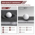 thumbnail image 3 of Extra Large Exercise Mat  6'x4'/7'x5' /8'x5' (6mm) Thick Workout For Home Gym & Garage Flooring Shoe-friendly Non-slip Ultra Durable Mats Workouts, 3 of 8