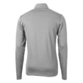 thumbnail image 3 of Men's-Cutter & Buck  Gray Minnesota United FC Big & Tall Virtue Eco Pique Recycled Quarter-Zip Pullover Top, 3 of 3