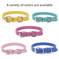 thumbnail image 5 of Dog Collar Leather Puppy Collars Adjustable Dog Collars fo Small Dogs Multicolor Pet Collar, 5 of 5
