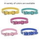 thumbnail image 5 of Collar de perro Collares de cuero para cachorros Collares de perro ajustables para perros pequeños Collar multicolor para mascotas, 5 of 5
