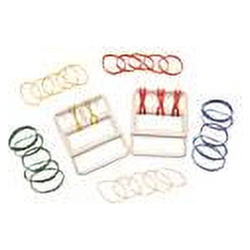 CanDo color-coded rubber-band hand exerciser, 10 each (bulk)