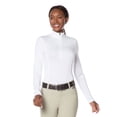 thumbnail image 3 of KERRITS Women's Ice Fil Lite Solid Long Sleeve Riding Shirt, Color: White, Size: S, 3 of 5