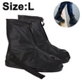 thumbnail image 1 of Waterproof Shoe Cover Rain Boot Galoshes With Zipper And Reflector, 1 of 5