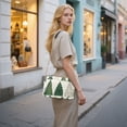 thumbnail image 7 of FORMRS Women Crossbody Purse with Chain Strap Vegan Leather Shoulder Handbag, Hand Drawn Christmas Stars, 7 of 7