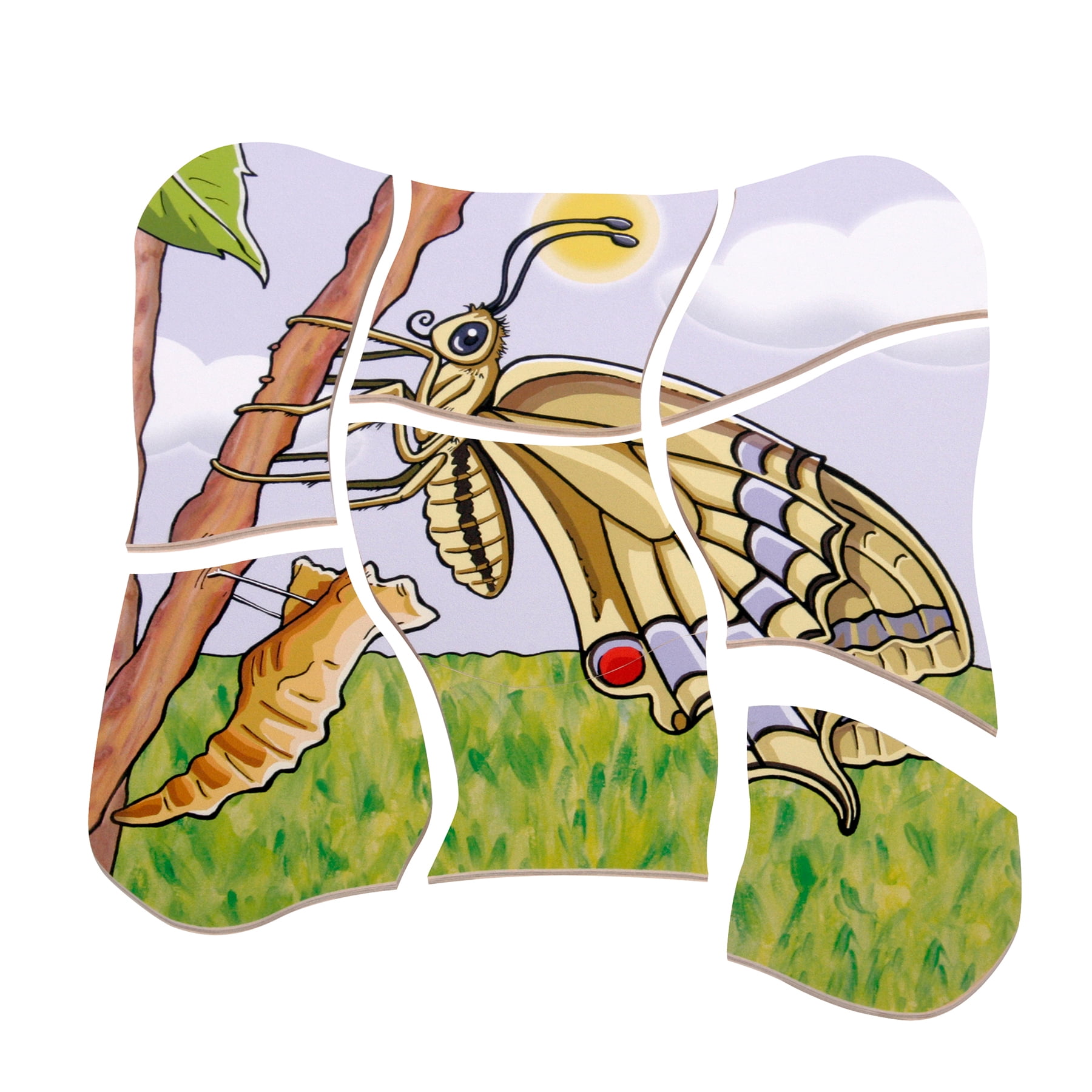 Beleduc Layer Puzzle, Butterfly
