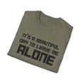 thumbnail image 3 of Funny Mens Tshirt Leave me Alone tee Sarcastic Graphic Shirt for Men, 3 of 6