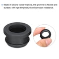 thumbnail image 4 of Uxcell 10Pcs Snap Rubber Grommet Plug Mount Dia 19mm ID 15mm Seal Anti-Scratch Electrical Box Cable Pipe Black, 4 of 6