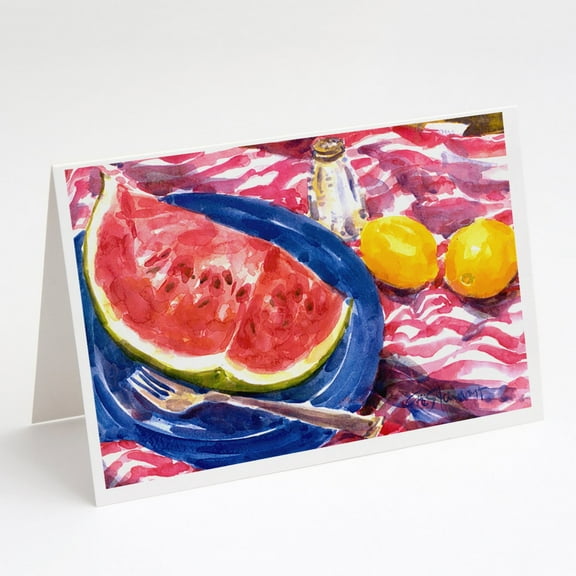 Watermelon Greeting Cards and Envelopes Pack of 8