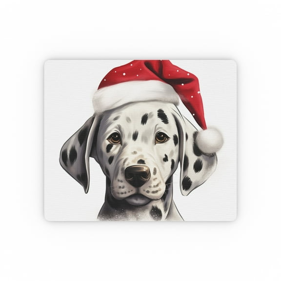 DistinctInk Mouse Pad - 1/4" Foam Rubber - Dalmatian Puppy Drawing