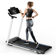 2.5 HP Treadmill with  12 Programs,Large LCD Display,Shock Absorption,Space Saving Walking Jogging Machine for Home/Gym Cardio Use,DR569
