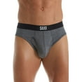 thumbnail image 3 of Saxx Mens Ultra Brief Fly  Casual Underwear Brief - Black Xxl, 3 of 4