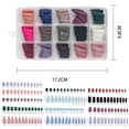 thumbnail image 5 of 360 Falses Nail Extension Tips Artificial Fake Nails French Tip Full Cover Nail, 5 of 12