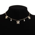 thumbnail image 1 of Collar de mariposa con colgante multicapa Vintage para mujer, gargantilla con dije de mariposa, luna y estrella, joyería Bohemia, regalo de Navidad Tan Jianjun unisex, 1 of 2