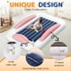 thumbnail image 3 of Cama de viaje inflable para niños pequeños Abdtech con laterales de seguridad y bomba, 3 of 8