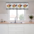 thumbnail image 2 of Farm Chicken Kitchen Curtain Valance 54''x 18'' Farmhouse Rooster Hen Rod Pocket Short Curtain Farm Animals Life Window Decor Panel for Kids Toddler Nursery Bedroom Living Room Bathroom, 2 of 7