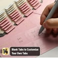 thumbnail image 5 of Mr. Pen- Catholic Bible Tabs for Women and Men, 160 pcs, 80 Pink Leather Bible Tabs with Gold Foil Lettering, 5 of 7