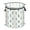 Aztec Pattern, variant on Pop-Up Collapsible Laundry Hamper With Zippered Lid Dual Handles 50L Dark Black Swan on The Beige Background