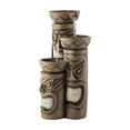 thumbnail image 2 of Alpine Tiki Three Bowl Cascading Fountain w/LED Light, 29 Inch Tall, 2 of 4