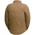 thumbnail image 2 of First Mfg Co - The Moto Shirt - Recycled Canvas - Motorcycle Biker Riding Shirt - Canvas - Olive Green - 2X Large, 2 of 4