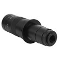 thumbnail image 3 of Objetivo de cámara de microscopio de video industrial, enfoque ajustable, lente de microscopio monocular 10A, negro, 3 of 5