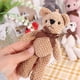 thumbnail image 5 of Cute 15cm Bear Stuffed Animals Plush Toys Baby Cute Dress Key Pendant Dolls Gifts Birthday Wedding Party Decor, 5 of 5