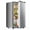 Silver, variant on CONCETTA Mini Fridge With Freezer 3.2 Cu.Ft Single Door Adjustable Thermostat, Low Noise, For Bedroom, Office, Dorm, Black
