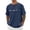 C184/Navy846, variant on Rggeeun Men'S T-Shirts Solid Color Letter Print Short Sleeve Crew Neck Loose Fit Soft Breathable for Summer Office Wear Cool Tee,Navy,M