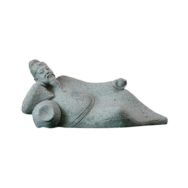 de de resina, figura tradicional, estatua, decoración del hogar, paisajismo, Bebida mentirosa